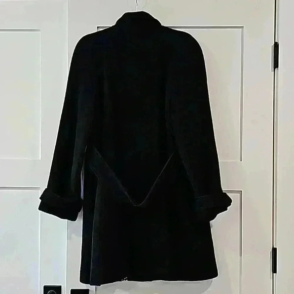 Marvin Richards black wool long pea coat. Size Small sku0048 - Picture 5 of 9